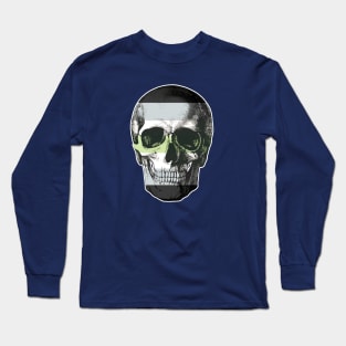 Agender Skull Long Sleeve T-Shirt